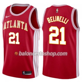 Camiseta Hombre NBA Atlanta Hawks Marco Belinelli 21 Nike Classic Edition Swingman